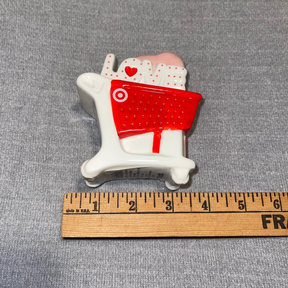 Target Spritz LOVE Heart Cart Ceramic Candy Dish Figurine Valentine‎ Decor Viral - Picture 5 of 6